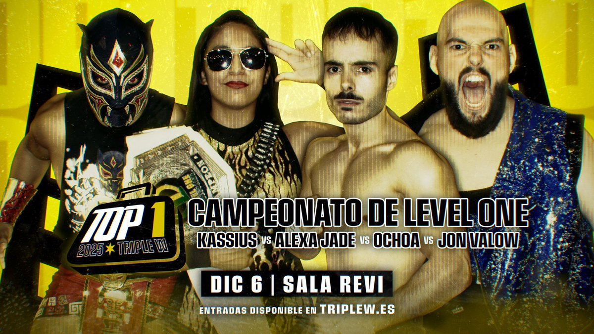 🚨 ¡𝗔𝗡𝗨𝗡𝗖𝗜𝗢! 🚨

¡El Campeonato de Level One estará en juego en una fatal de cuatro esquinas en Top 1! 🫣

¿Conseguirá la campeona continuar con su reinado o veremos a un nuevo campeón en la Sala Revi? 🧐

💼 𝗧𝗢𝗣 𝗢𝗡𝗘 𝟮𝟬𝟮𝟱
🗓 06/DIC - 18:00 H
📍 Sala Revi - C/Los