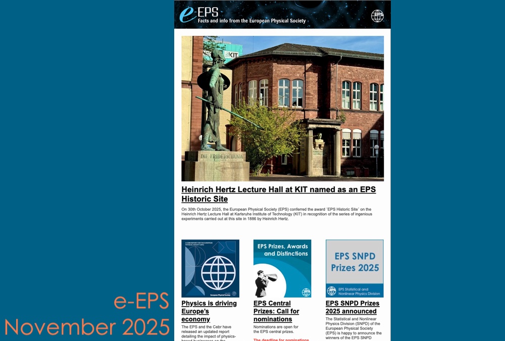 European Physical Society (EPS) tweet media