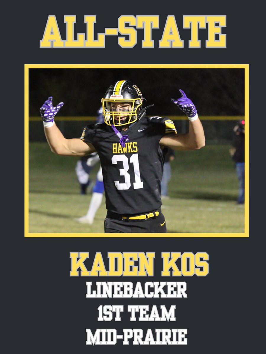 Mid-Prairie Golden Hawk Football tweet media