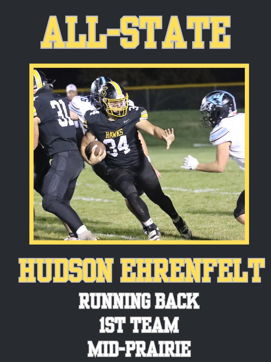 Mid-Prairie Golden Hawk Football tweet media