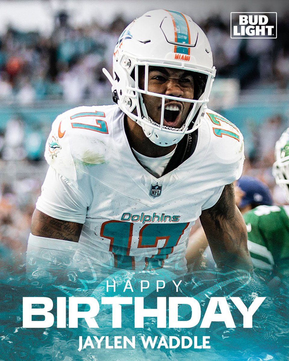 MiamiDolphins's tweet image. Drop a 🐧 below to wish @D1__JW a happy birthday! 🥳