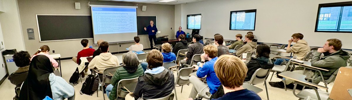 Dr. David Kofke announced on 11/20/25, based on the strong rate of enrollment, which has already reached 90% of capacity, that he has put in a request for a bigger classroom and doubled the capacity for #CE405, from 20 to 40 students. Dr. Jeffrey Errington (#UBCBE Chair) and