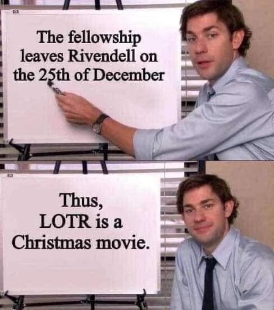 Is the Fellowship your favourite Christmas movie? 🎄