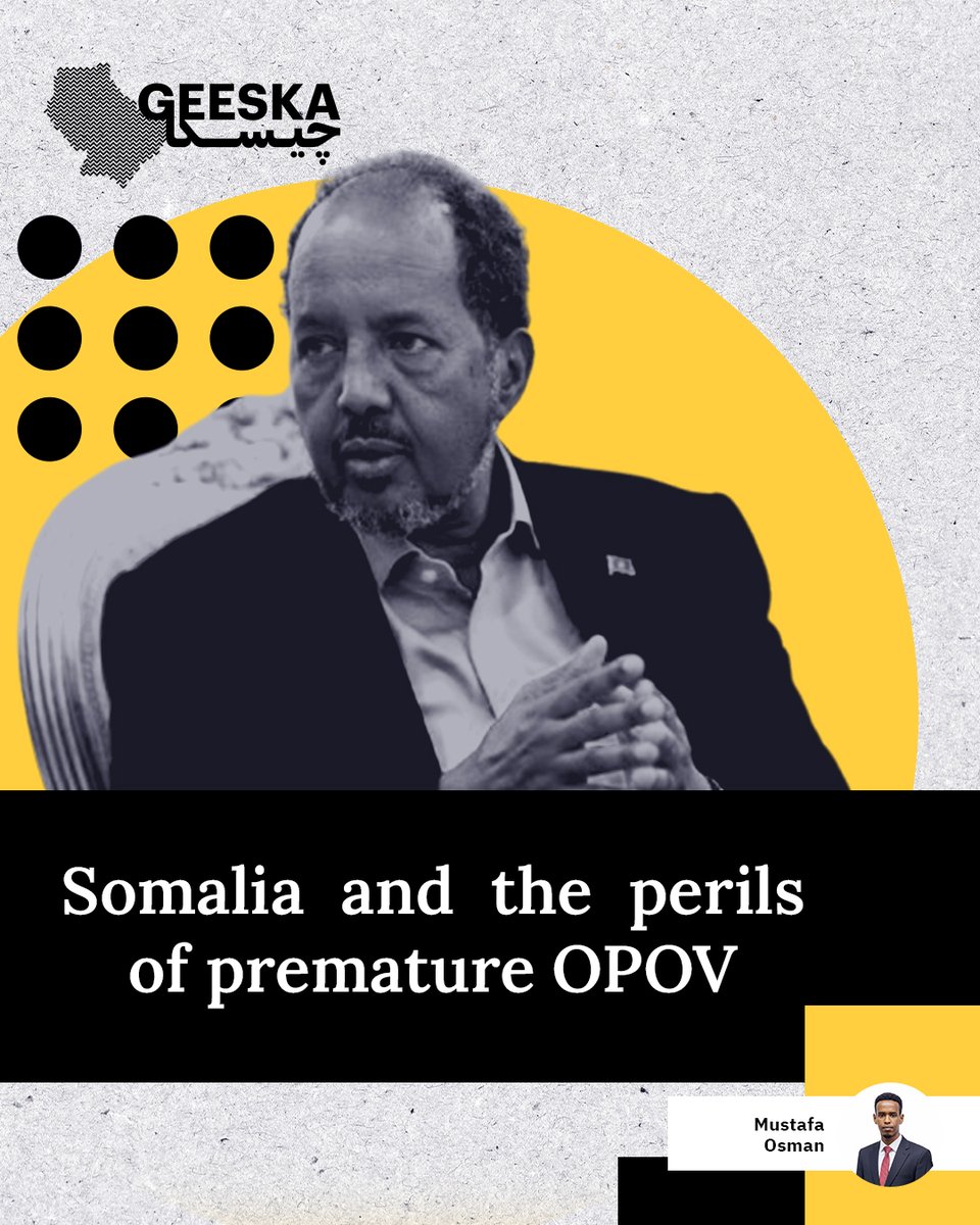 Geeskaplatform's tweet image. Somalia’s push for one-person, one-vote elections is unraveling as unilateral constitutional changes, federal fractures, and a worsening security crisis make the 2026 timeline politically untenable and nationally destabilizing.
✍️@MustafeGaboobe  
shorturl.at/p3dW6
