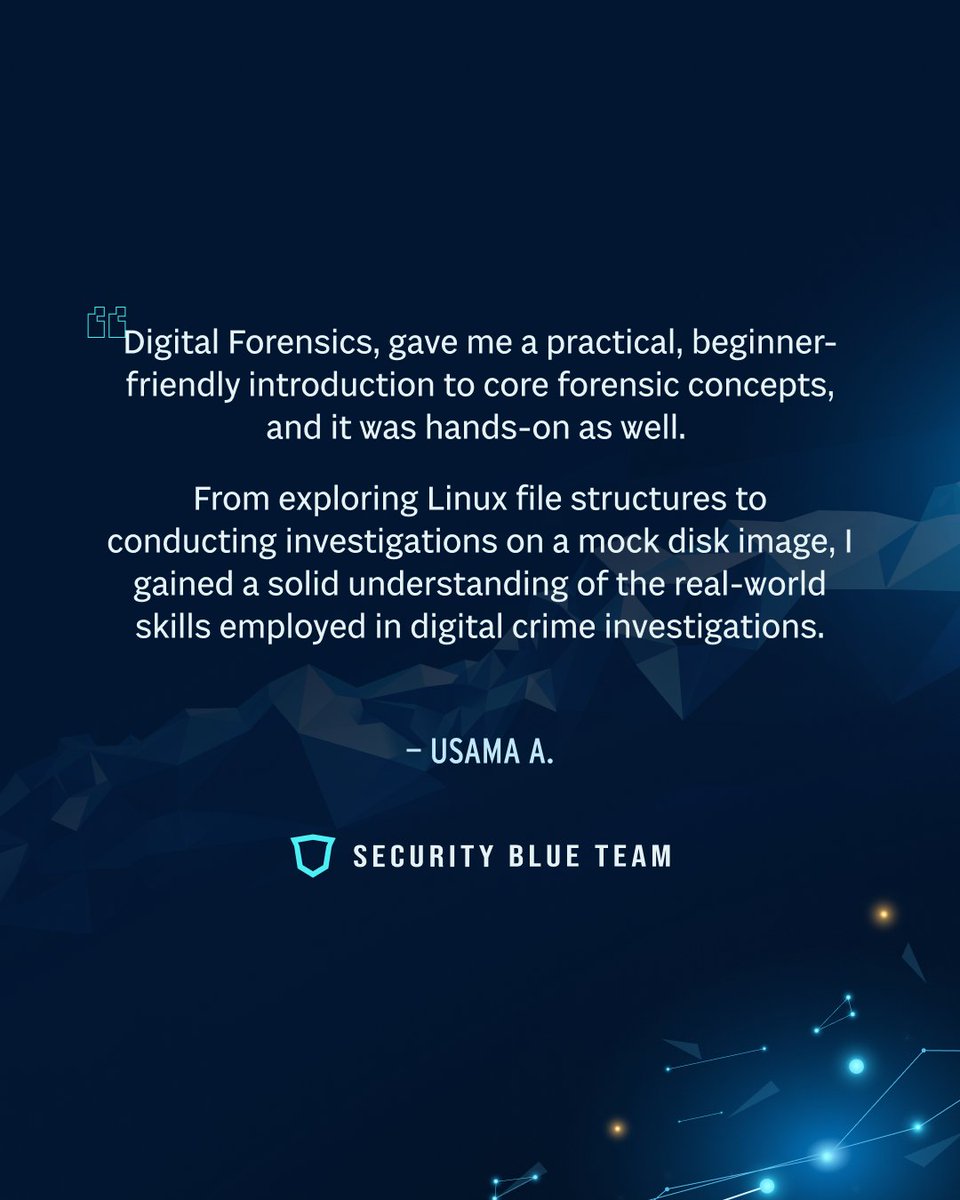 SecBlueTeam's tweet image. What happens when training goes beyond theory?
You get stories like these.

🌐 Real SOC workflows
⚡ Ready-for-the-job skills
🔥 Performance that speaks for itself

These aren’t testimonials. They’re real stories.

#CybersecurityTraining #SOCAnalyst #DetectionEngineering…