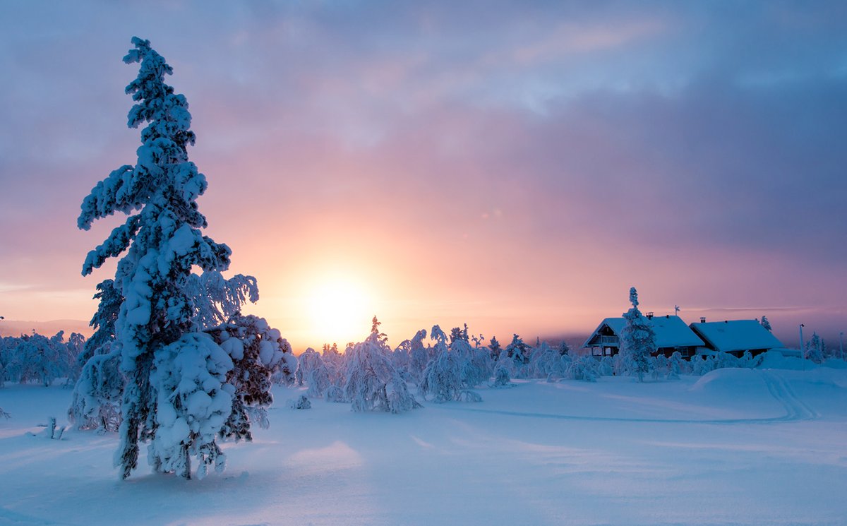 The polar night, when the sun sets and does not rise for many weeks, has started in northern Finnish Lapland's Utsjoki. The phenomenon known as kaamos will last until mid-January:
yle.fi/a/74-20196058
Learn more about the region:
discoveringfinland.com/finnish-laplan…