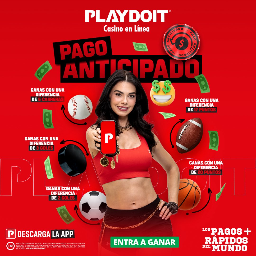 playdoitmexico's tweet image. 🚨 ¡Y los 🎁 🎁 del día inician para ustedes!

Sortearé 5 bonos al azar para los que le den Like, RT y comenten las veces que quieran #PagoAnticipadoPlaydoit   

Para ser ganador, tendrán que seguirme.