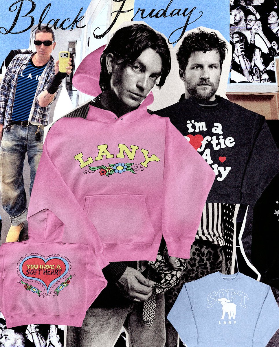 thisisLANY's tweet image. NEW MERCH IS LIVE NOW ON THE WEBSITE 📡 TO SAY THANK U FOR AN INCREDIBLE YEAR, EVERYTHING IS 25% OFF AND FREE SHIPPING ON USA ORDERS OF $100 OR MORE - THISISLANY.COM/STORE