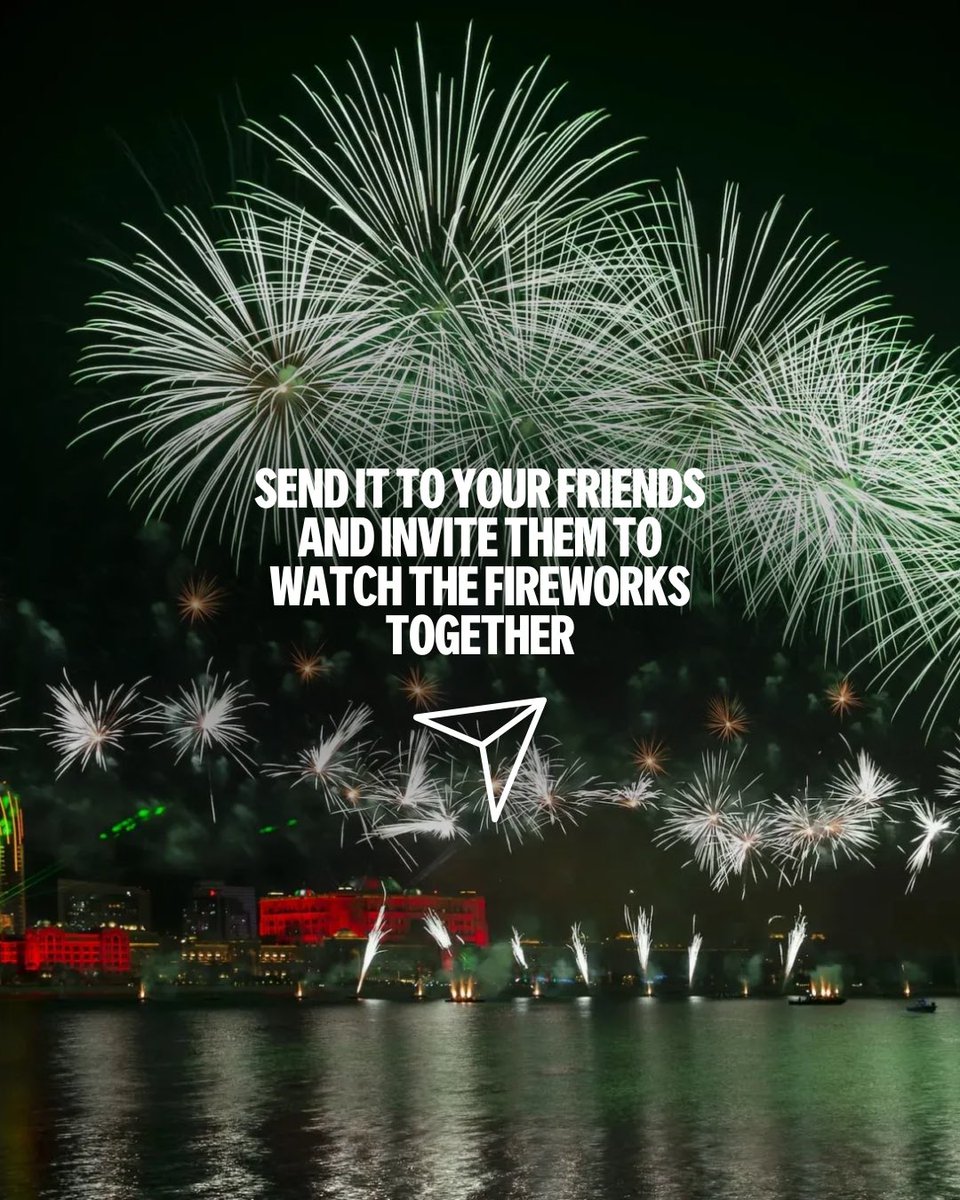 Getting ready for the brightest night of the year ✨🇦🇪
We’ve gathered the best spots to watch the fireworks in Abu Dhabi.
نستعد لألمع ليلة في السنة ✨🇦🇪
جمعنا لكم أفضل الأماكن لمشاهدة الألعاب النارية في أبوظبي.