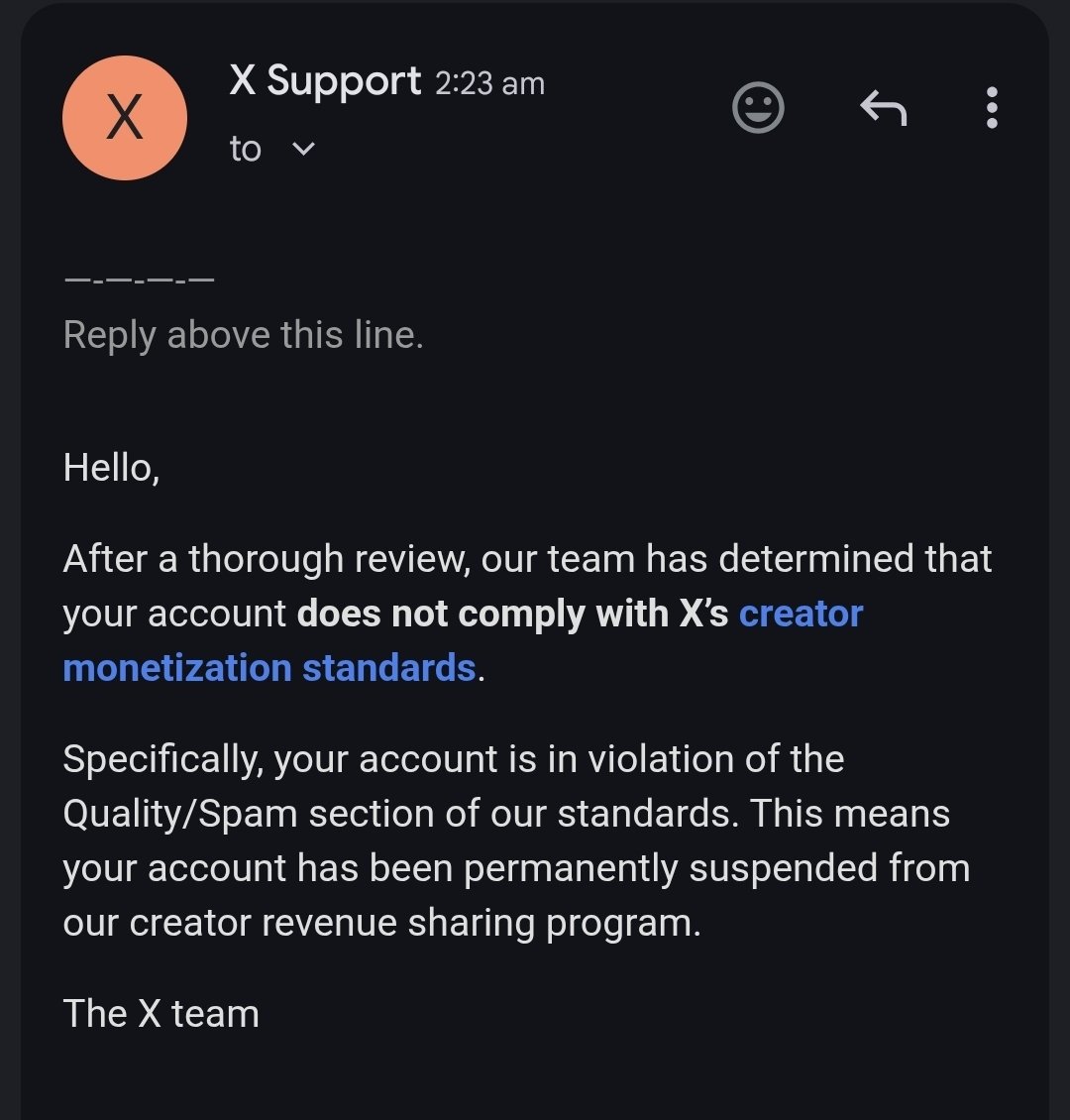 Is there any solution? My account got restricted for revenue sharing without any reason. I appealed 2–3 times but they keep giving the same replies... Does anyone know if there’s any way to get it back?