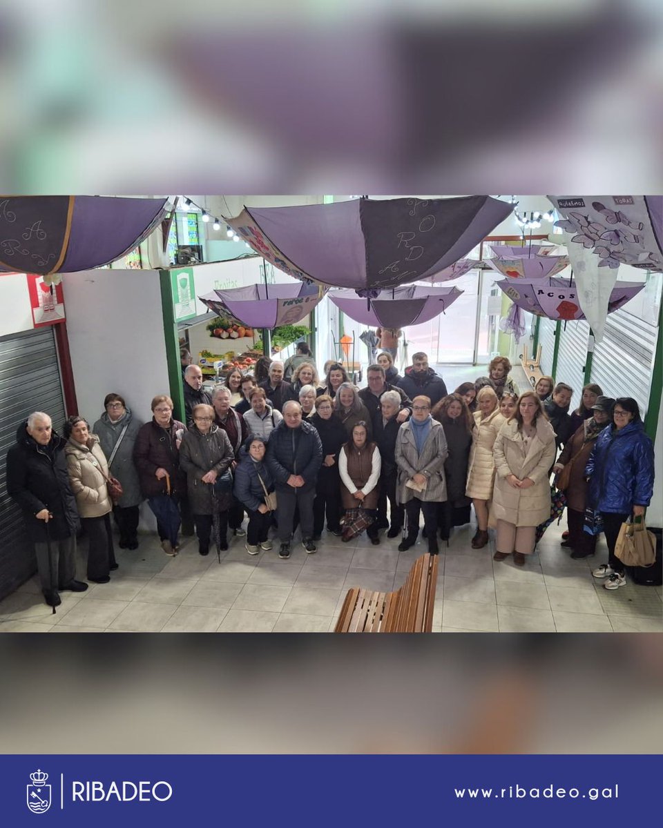 𝙍𝙞𝙗𝙖𝙙𝙚𝙤 𝙘𝙤𝙣𝙩𝙧𝙖 𝙖 𝙫𝙞𝙤𝙡𝙚𝙣𝙘𝙞𝙖 𝙢𝙖𝙘𝙝𝙞𝙨𝙩𝙖

A Praza de Abastos acolleu hoxe o acto institucional do 25N, no que se deu lectura ao Manifesto e se gardou un minuto de silencio polas vítimas da violencia machista 💜.