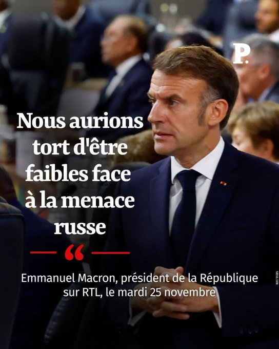 Fleurmoreli's tweet image. Il faut dire à ce fou qu&apos;il est le seul à être en guerre avec les Russes, pas le peuple français.

#Macron