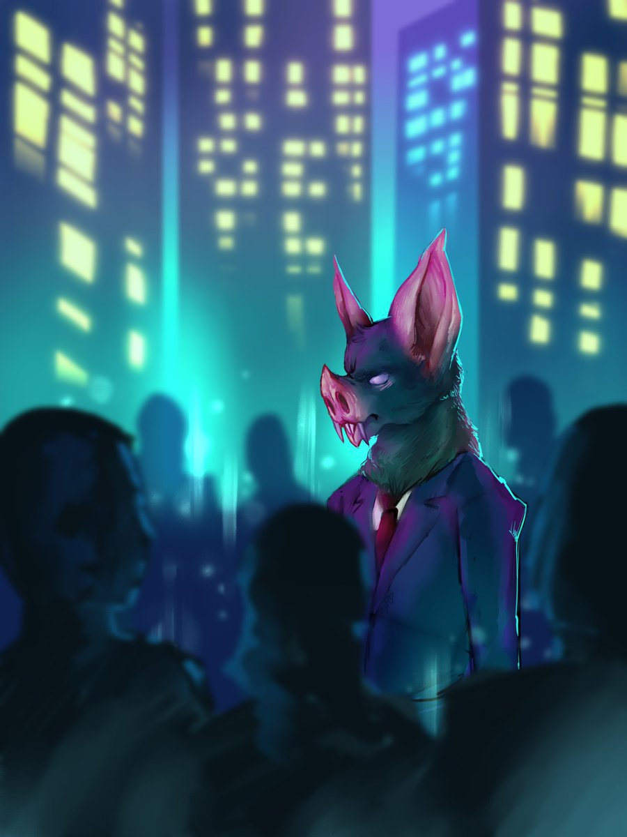 ✨Out late🦇
Did some Sonar fanart cus you know... Dispatch! 
It is something!