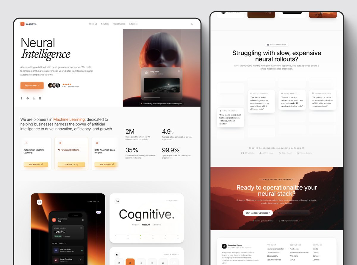 MengTo's tweet image. Claude 4.5 Opus is actually a big upgrade.

Great vision, better understanding of layout, colors, typography and animations.

But still not quite Gemini 3 Pro. Honestly, it doesn&apos;t have to be. It&apos;s faster, more stable and is a beast at coding. Outside of UI, it managed to solve a…