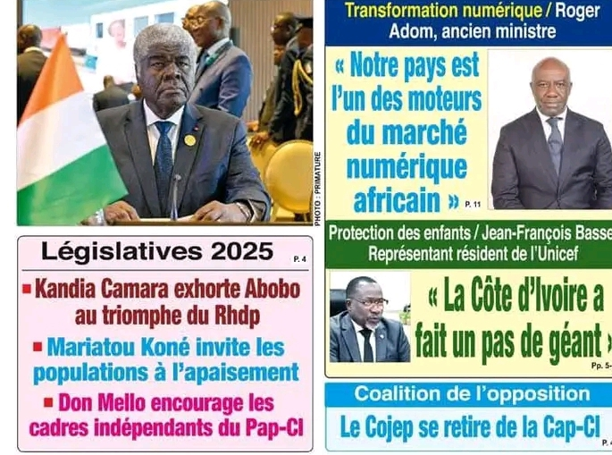 Côte d’Ivoire : la campagne pour les #législatives du 27 décembre s’intensifie, Kandia Camara dirige la campagne à Abobo. Partis majeurs et indépendants redoublent d’efforts pour sécuriser les votes dans un contexte de fortes mobilisations et alliances stratégiques. 🇨🇮