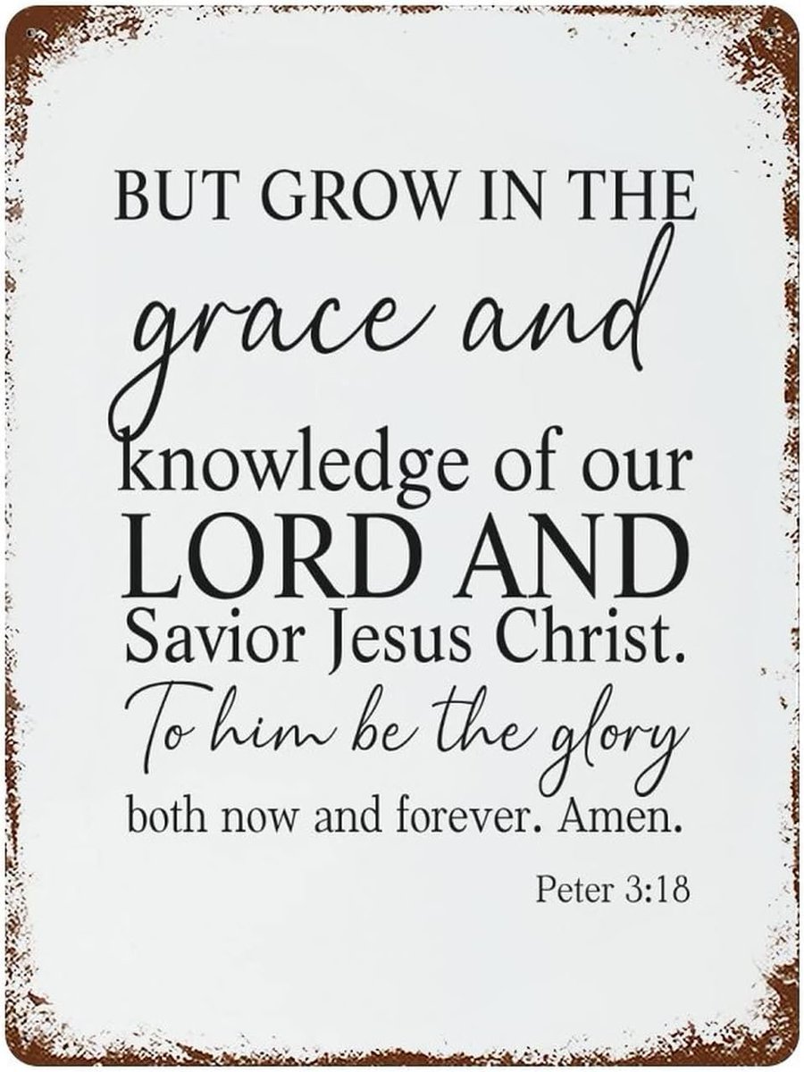 JimSuttle5's tweet image. I want to grow!

I want to grow in the grace in Jesus!

I want to grow in knowing Jesus!

To You, Lord,  be the glory now and forever!

2 Peter 3:18
but grow in the grace and knowledge of our Lord and Savior Jesus Christ.
To Him be the glory both now and forever. Amen.