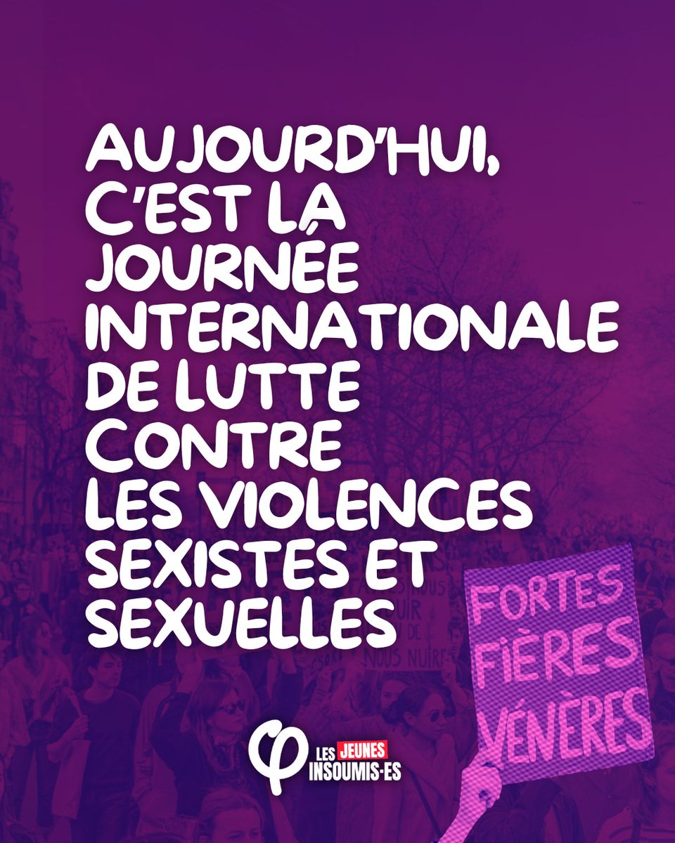 🟣 151 femmes ont été tuées depuis le début de l'année. 

Lutter contre les violences sexistes, sexuelles et de genre est une priorité.

Il faut 3 milliards pour lutter contre les VSS.

#25novembre