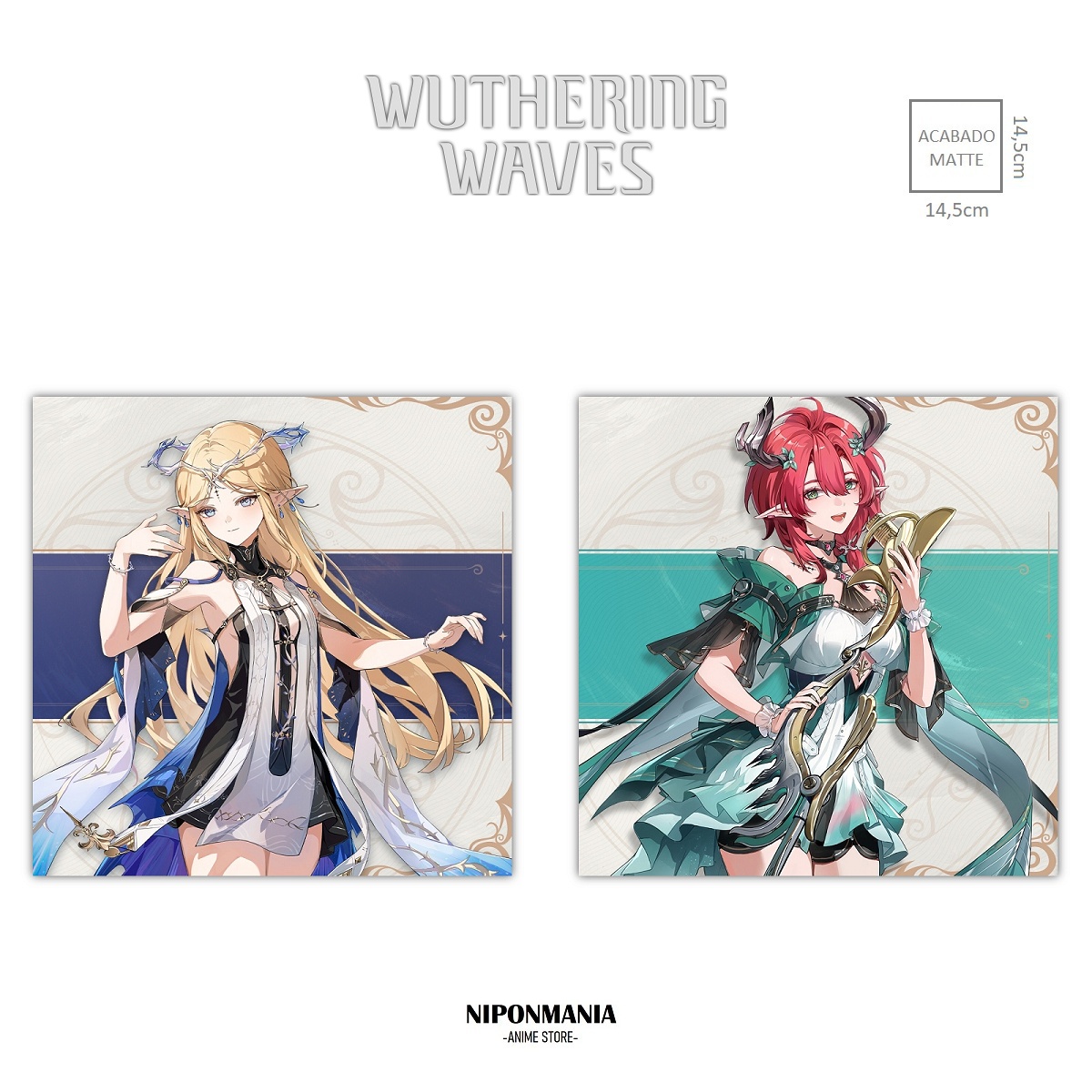 NiponmaniaAnime's tweet image. Ahora esta vez cuadros de arte de #WutheringWaves presentación de personajes todos en acabado matte.

.Cartethyia
.Ciaccona
.Phrolova
.Lupa

Precio: 3500$ c/u

niponmaniaanimestore.com.ar

Todo esto y mas lo podrán encontrar en nuestro sitio oficial.
#cuadros