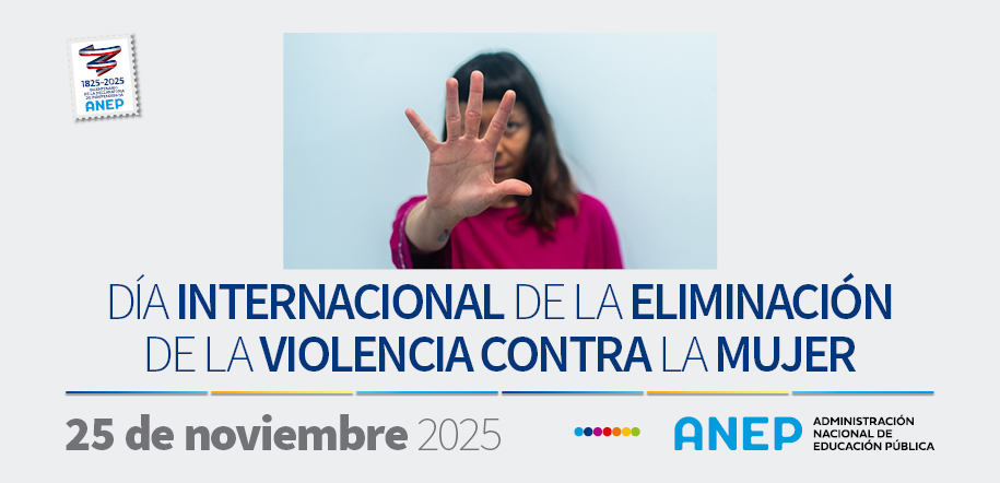 La Dirección General de Educación Inicial y Primaria adhiere al propósito de la jornada mundial de este 25 de noviembre, dedicada a reflexionar acerca de la necesidad de continuar combatiendo la violencia hacia las mujeres.

+ Información: anep.edu.uy/dia-internacio…

<a href="/ANEP_Uruguay/">ANEP</a>