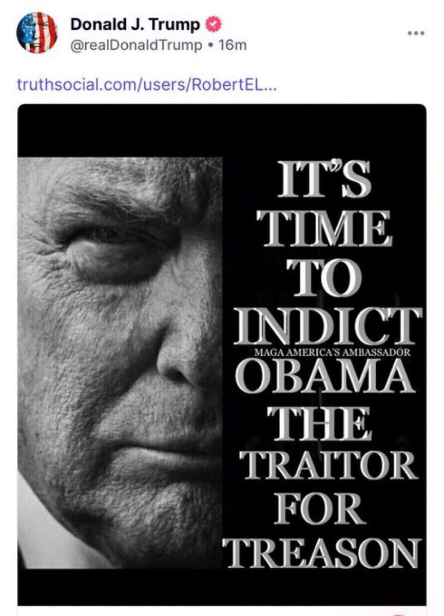 FFT1776's tweet image. Fire Bondi!!!

OBAMA’a treason is in black &amp;amp; white! … Plain as day!

Remind me why there’s a Treason law?

If we aren’t ever going to use it, why have it?  Bondi???