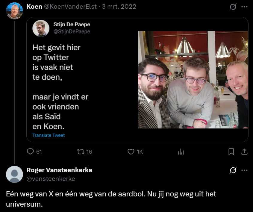 Koen tweet media