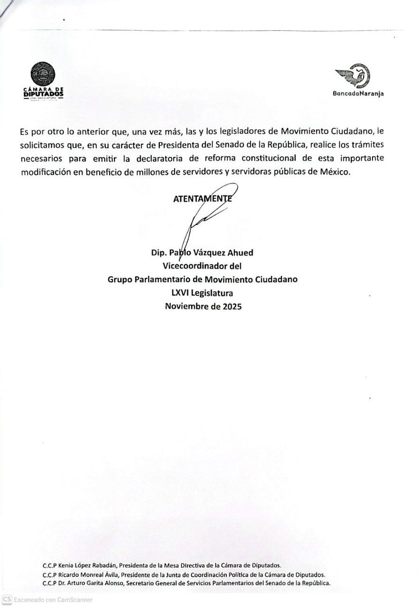 Más de un año sin emitir la declaratoria de reforma constiticional que incrementa salarios de personal de salud, educación y seguridad.

Es increíble que no se atienda esta grave omisión de <a href="/LauraI_Castillo/">Laura Itzel Castillo Juárez</a>. Por eso, desde la colegisladora también informamos de esto a
