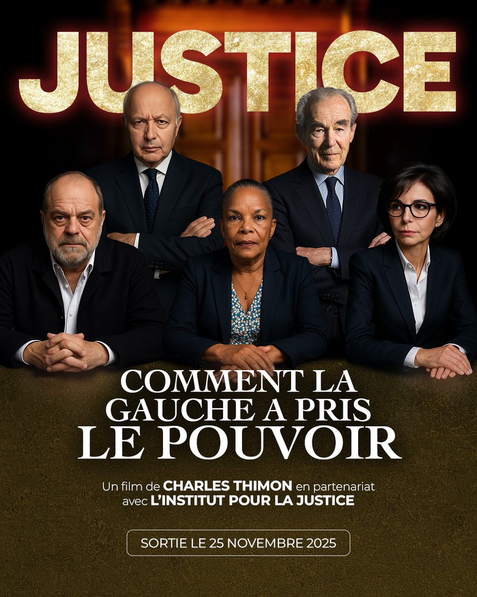 InstitutJustice's tweet image. ⚡️Le documentaire exclusif  &quot;JUSTICE : COMMENT LA GAUCHE A PRIS LE POUVOIR&quot;  est disponible gratuitement MAINTENANT ! 
￼
youtu.be/xA9sAeX9OF0