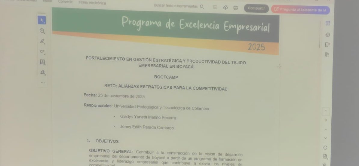 SJT_erp's tweet image. &quot;¡Grupo AAA Asesores SAS está presente en la jornada de formación del Programa Excelencia Empresarial #Bootcamp en la @UPTC_Duitama! Agradecemos por este espacio de aprendizaje. Seguimos creciendo juntos. #BoyacáGrande #ExcelenciaEmpresarial #GestiónEmpresarial #UPTC&quot;