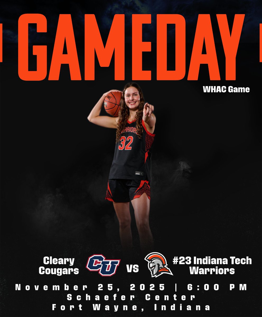 INTechWarriors's tweet image. It’s GAMEDAY Warriors! #23 @INTechWBB and #21 @INTechMBB host Cleary tonight in the Schaefer Center at 6 and 8pm, while #16 @INTech_Hockey is on the road to face #5 Adrian at 7:05pm #GoWarriors #WinIT