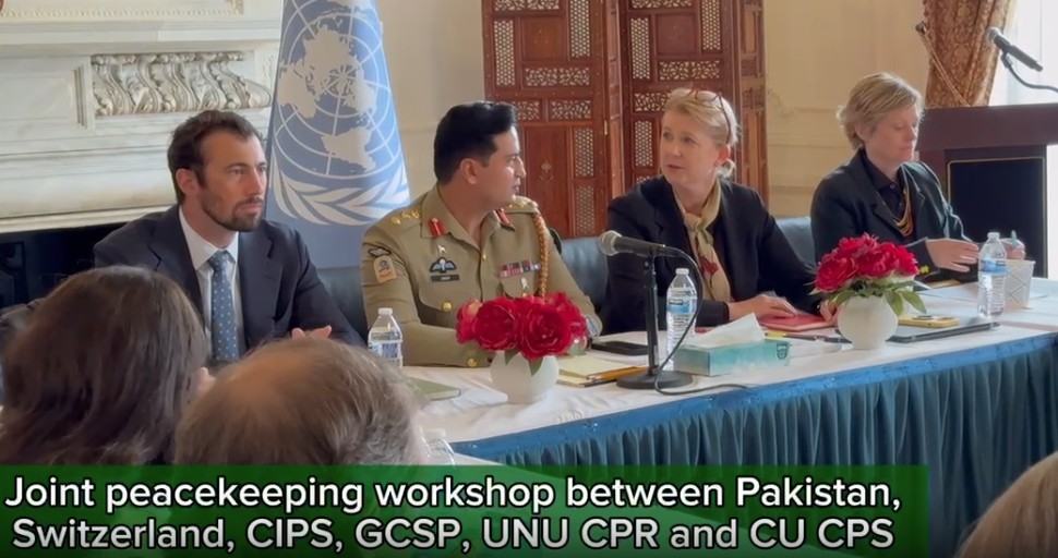 TheGCSP's tweet image. At 🇺🇳 Peace Ops Review Week, we co-organised a workshop on the Review Week Findings Implications for Future Education &amp;amp; Training with @PakistanUN_NY &amp;amp; @swiss_un, CIPS NUST, @UNUCPR &amp;amp; @covcampus. The workshop report was presented to @IAPTC_Assoc. Read it: bit.ly/3Ml37Do