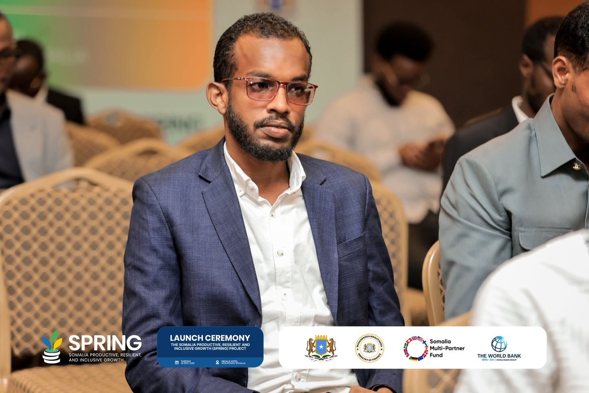 Trevesomorg's tweet image. Trevesom Organization is honored to participate in the official launch of the SPRING Project (Somalia Productive, Resilient and Inclusive Growth), led by the Somalia Multi-Partner Fund and the World Bank .@WorldBank  @AECFAfrica  @EU_in_Somalia  @EduCannotWait  @Abukarawale