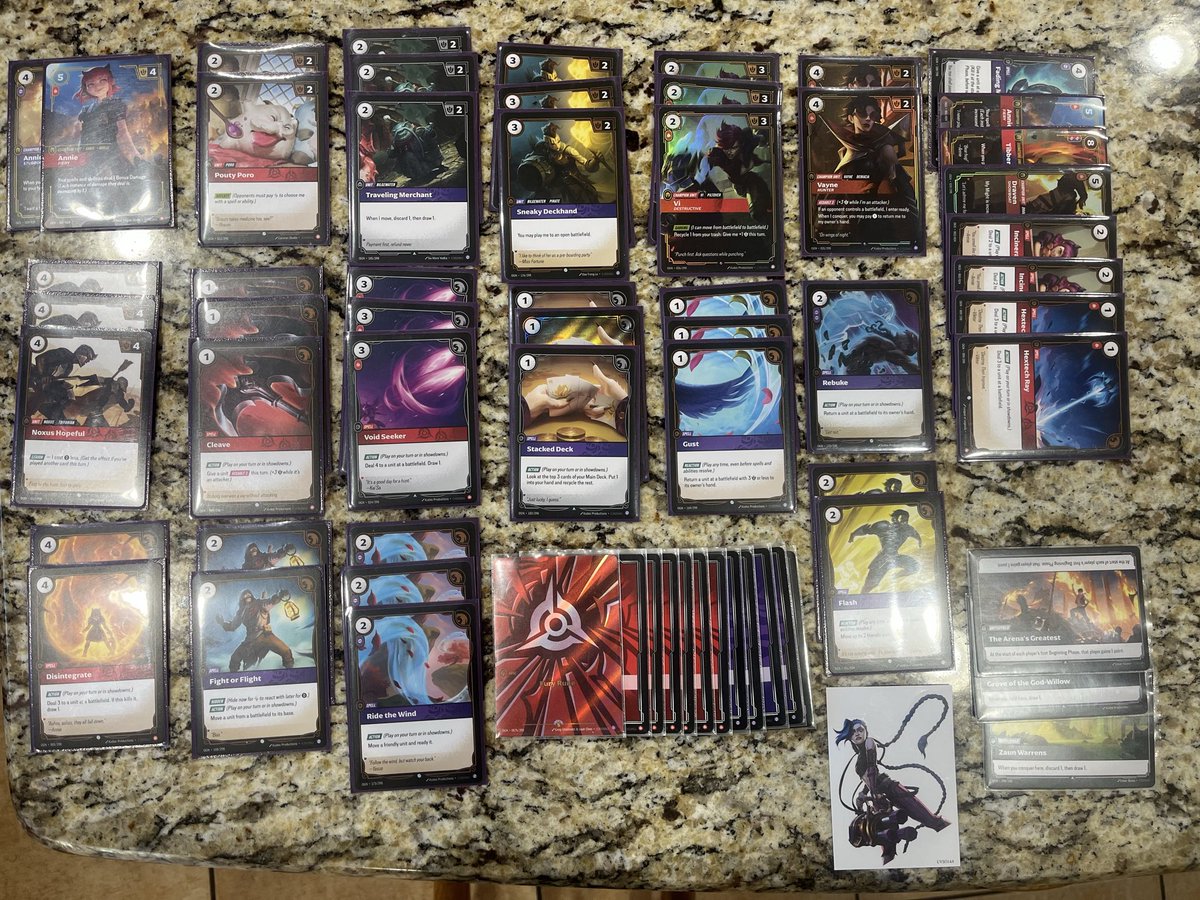 Brought Annie to my LGS Nexus Night. Went 2-1. Got 3rd despite scuffed build. 

2-1 vs Ahri ✅ lost 🎲
1-2 vs Kai’Sa ❌ won 🎲
2-1 vs Yasuo ✅ won 🎲

#Riftbound #riftboundannie