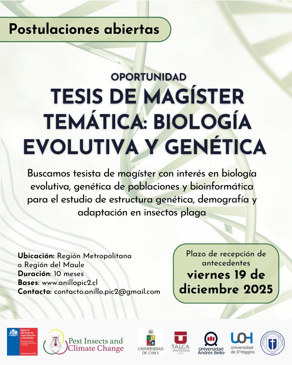 Research Ring in Pest Insects and Climate Change tweet media