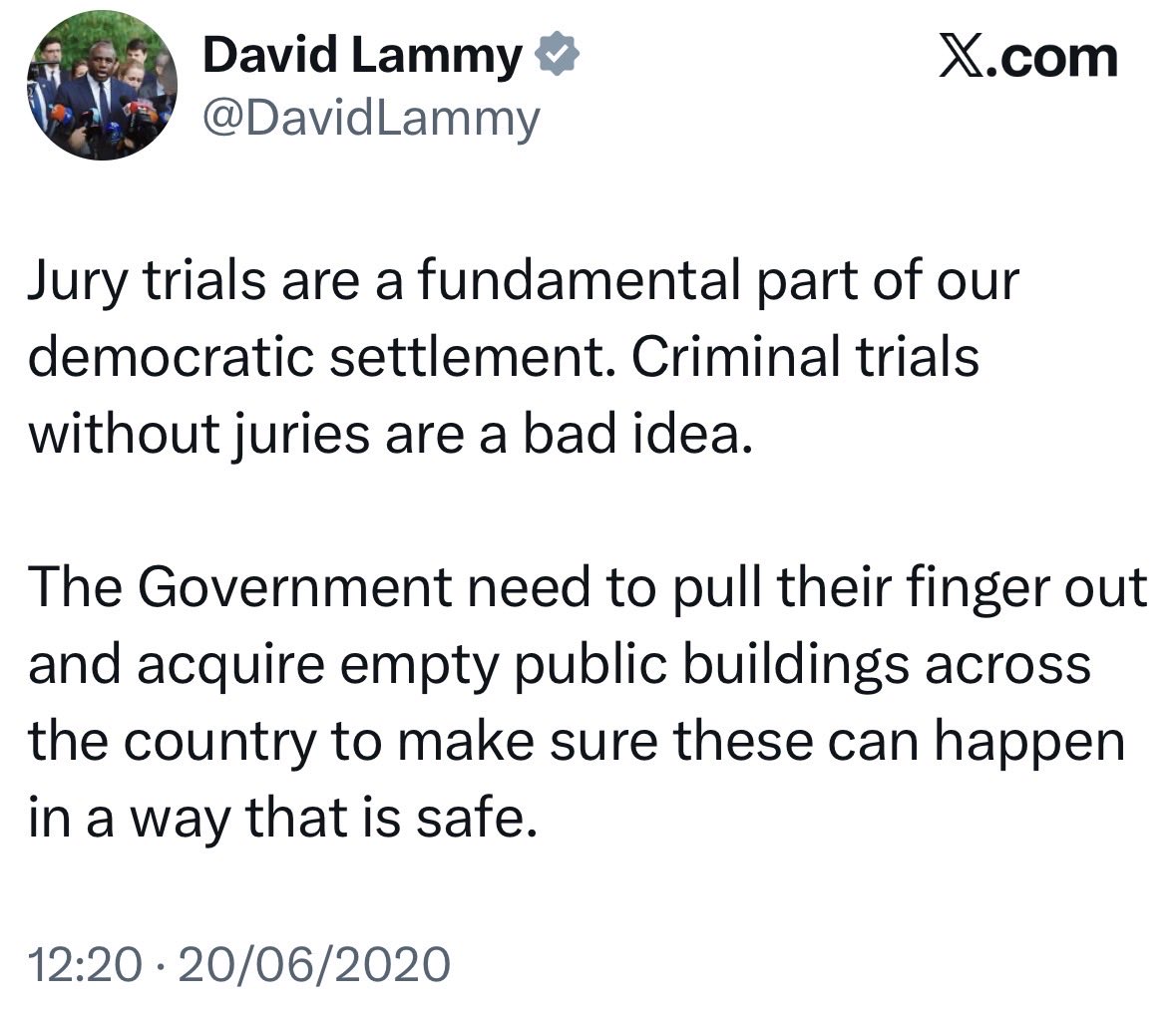 <a href="/AllisonPearson/">Allison Pearson</a> <a href="/DavidLammy/">David Lammy</a> Here’s one Lammy made earlier