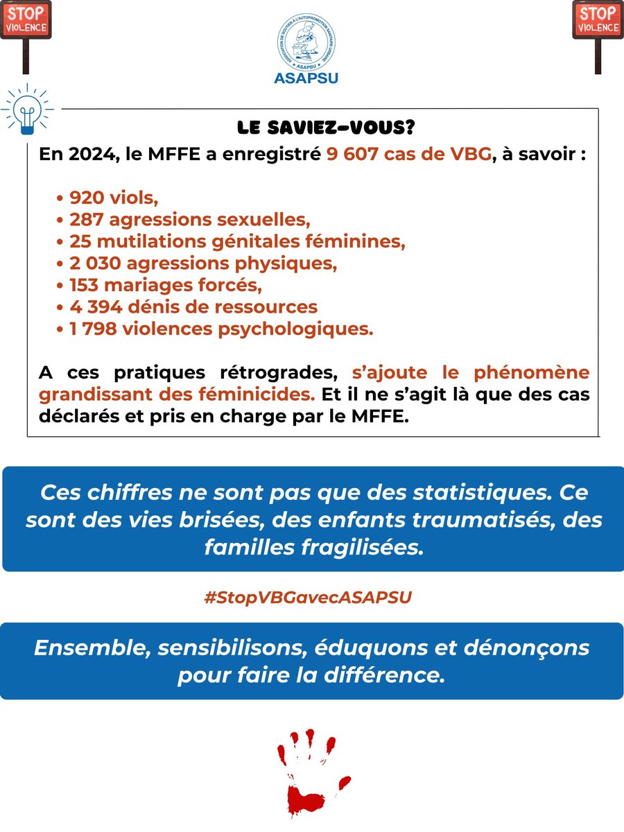 AsapsuC's tweet image. #16JoursdActivisme #StopVBG #StopVBGAvecASAPSU