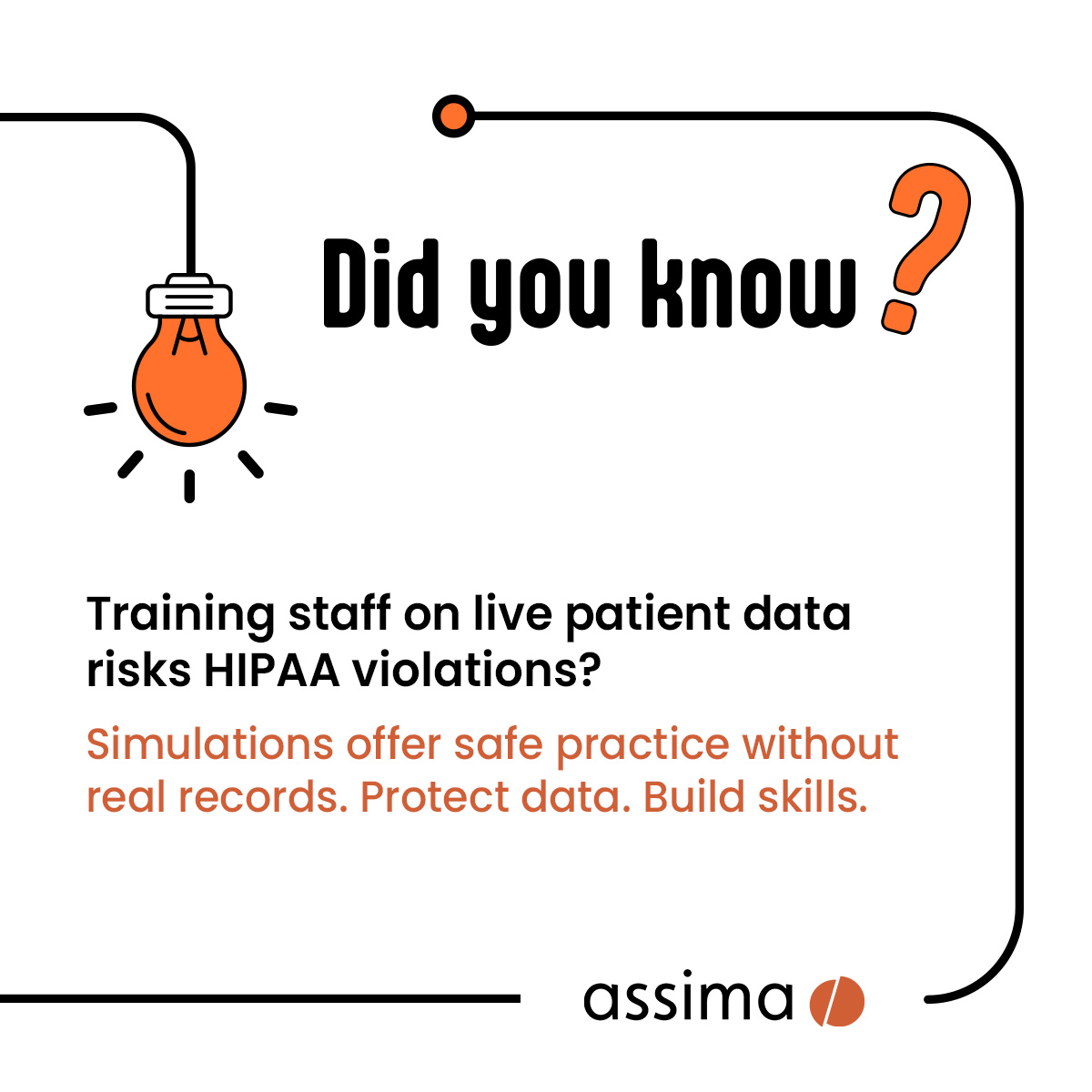 Assima's tweet image. Protect Patient Data with Safer Training

Modern simulation-based learning builds skills without risking real records-strengthening compliance and boosting user confidence.

zurl.co/Q37la 

#HealthcareIT #Compliance #EHRTraining #DigitalAdoption #HIPAA #Healthcare