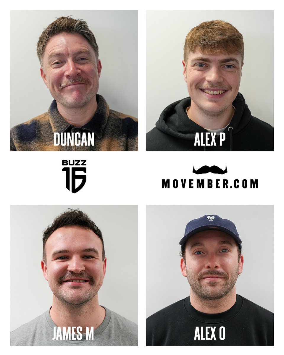 BUZZ16's tweet image. The mo’s are in full flow! 🥸

The question is... which 𝙎𝙪𝙥𝙚𝙧 𝙏𝙖𝙘𝙝𝙚 𝘽𝙧𝙤 is growing the best moustache? Let us know! 🤔

We're growing these mos for an amazing cause and you can still donate to our Mo space here! 💛👉 uk.movember.com/mospace/150148…