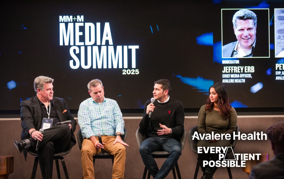 MMMnews's tweet image. Avalere Health discussed how to make every patient possible and measure return on relationships at MM+M Media Summit where Jeffrey Erb hosted a panel featuring Avalere Health’s Pete Clancy, argenx’s Jasmin Hamm + Insulet’s Lucas Escobar. avalerehealth.com #SponsoredContent