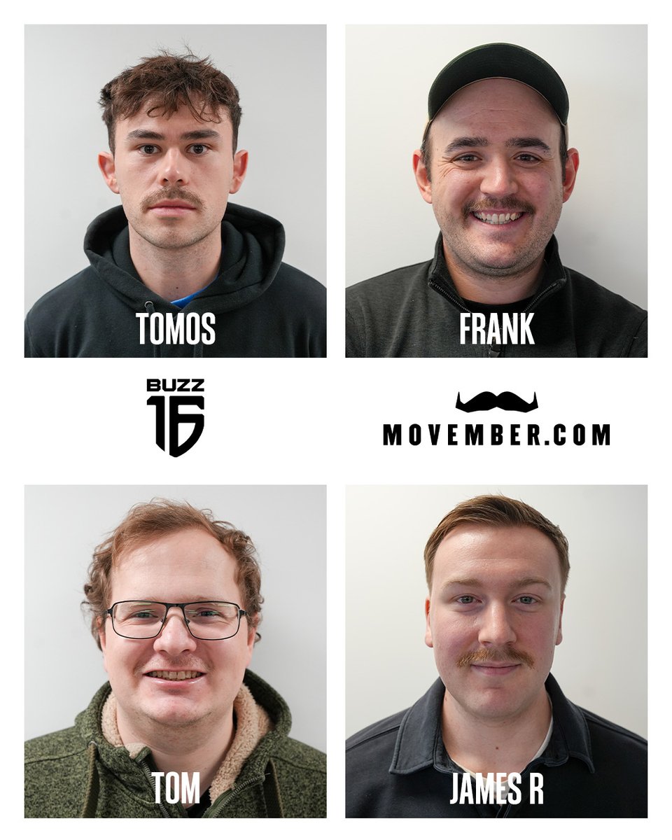 BUZZ16's tweet image. The mo’s are in full flow! 🥸

The question is... which 𝙎𝙪𝙥𝙚𝙧 𝙏𝙖𝙘𝙝𝙚 𝘽𝙧𝙤 is growing the best moustache? Let us know! 🤔

We're growing these mos for an amazing cause and you can still donate to our Mo space here! 💛👉 uk.movember.com/mospace/150148…