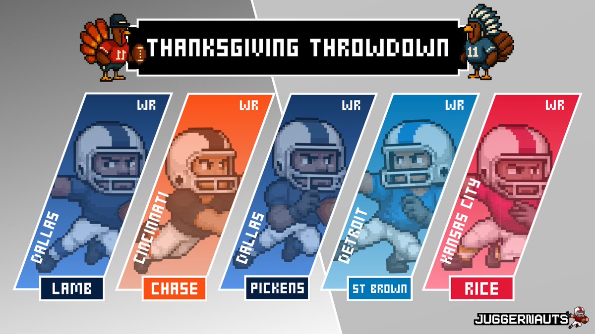 0xJuggernauts's tweet image. 🏈 SPECIAL EDITION - Juggernauts Rank &apos;Em - Week 13 - Thanksgiving Throwdown! 🦃

It&apos;s completely FREE, easy, and comes with a $50 USDC Prize - no strings attached!

⚠️ This is a SPECIAL EDITION of Juggernauts Pick &apos;Em and includes only the Thursday Thanksgiving games!

⚠️⚠️ The…