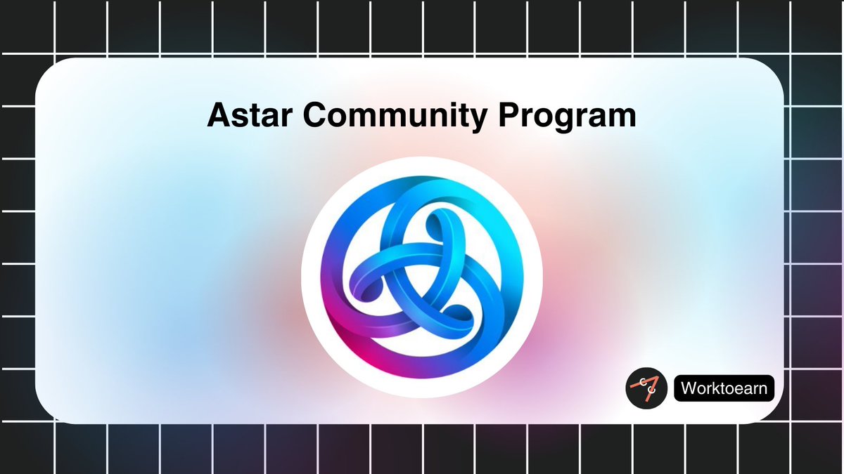 RoyaltiesWeb3's tweet image. Program —Build, Earn, Grow

✨ Rewards:

Ambassador: $500

Mid Ambassador: $1,000

Head Ambassador: $2,000

👉 How to Join:

1. Complete tasks on guild.xyz/astar and mint the Community Member Soulbound NFT to start earning points.

2. Hit 1,000 points to unlock the…