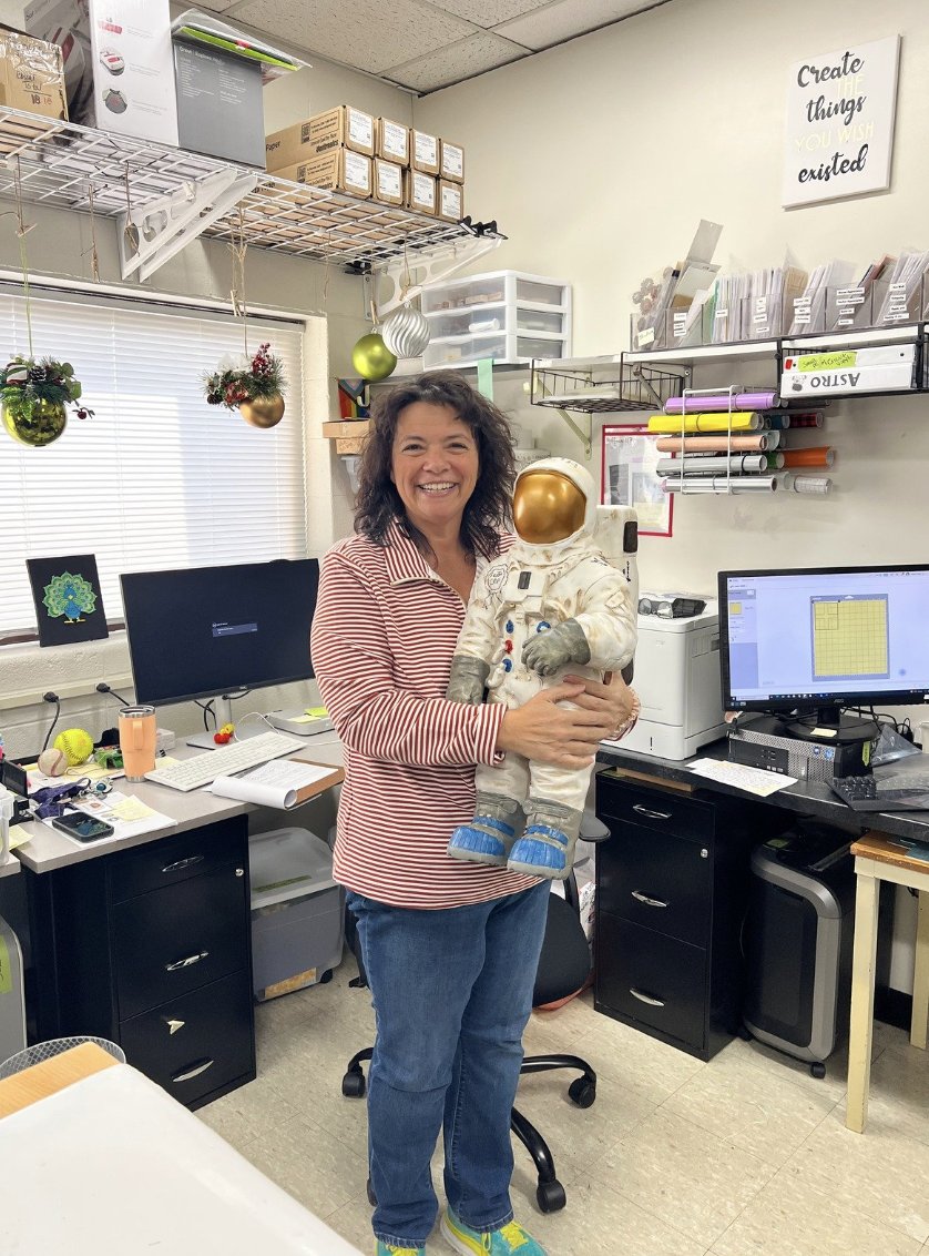 Congrats to our Staff Member of the Week, Mary Kay Spindler!

She was nominated by Joshua Compton, who said: "You are the best staff member ever. I really enjoy seeing your face every Tuesday morning. Thanks for making me laugh. Thanks for teaching me about the coffee shop."