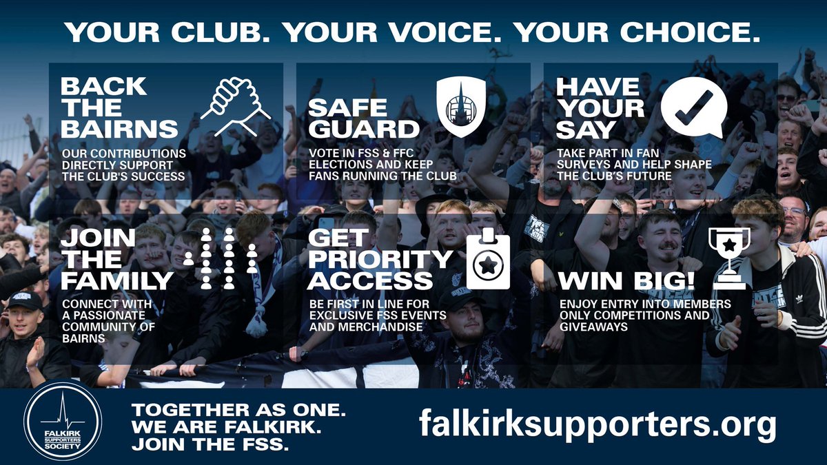 You get all this and more as an owner of <a href="/FalkirkFC/">Falkirk FC</a> and it only happens through the FSS! 

🫵 Your chance to make a difference. 

Join the FSS 👇
falkirksupporters.org/join-us/

#BackTheFSS