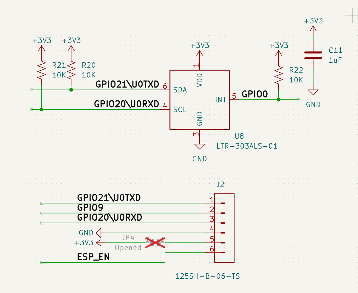 blind_via's tweet image. PCB Design was almost finished, so instead of pushing build, we decided to add a bunch of stuff. One of the new requirements was a photodiode. This one is using i2c, so I think I&apos;ll use the same lines as the mostly inactive header. does i2c support simultaneous usage?
