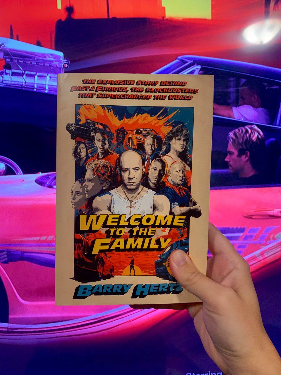 MovieCooper's tweet image. If you’re a #FastAndFurious fan, make sure you go get @HertzBarry’s new book “Welcome To The Family” - out TODAY!

A deep dive into 20+ years of this franchise with some great stories about its development

Much love to the @GrandCentralPub team for sending me it!