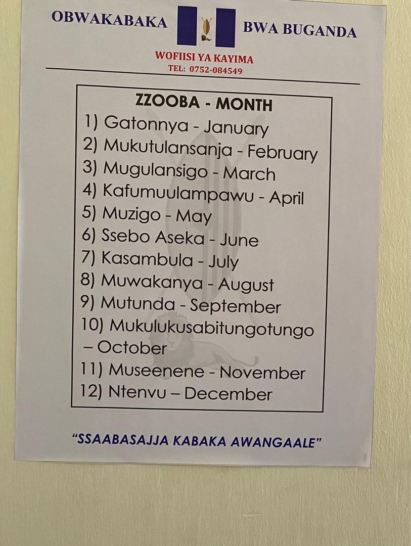 MichaelMiiro1's tweet image. How do you call #months in your #local #language?