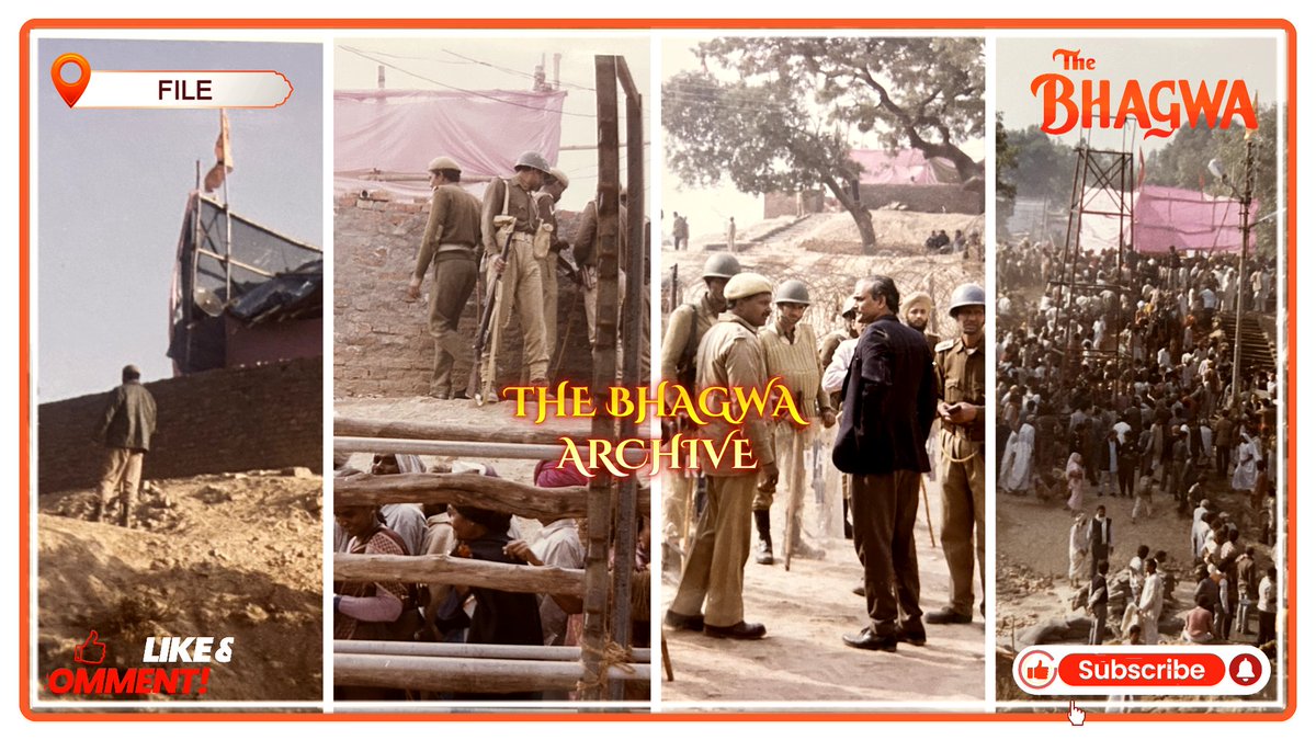 thebhagwanews's tweet image. ...आज भले ही अयोध्या में राम जन्मभूमि पर भव्य मंदिर धर्म ध्वज के साथ स्थापित हो..लेकिन 6 दिसंबर 1992 को यहां रामलला मिट्टी के ऊंचे चबूतरे पर विराजमान किए गए थे..कारसेवकों ने इसे मलबे के ऊपर स्थापित किया था ।

इस मंदिर पर छोटा धर्मध्वज भी लहरा रहा था।

#Ayodhya #JaiShriRam…