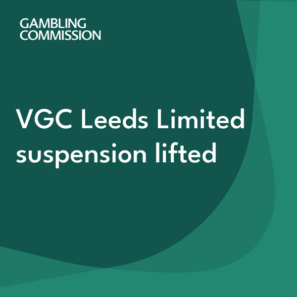 Gambling Commission tweet media