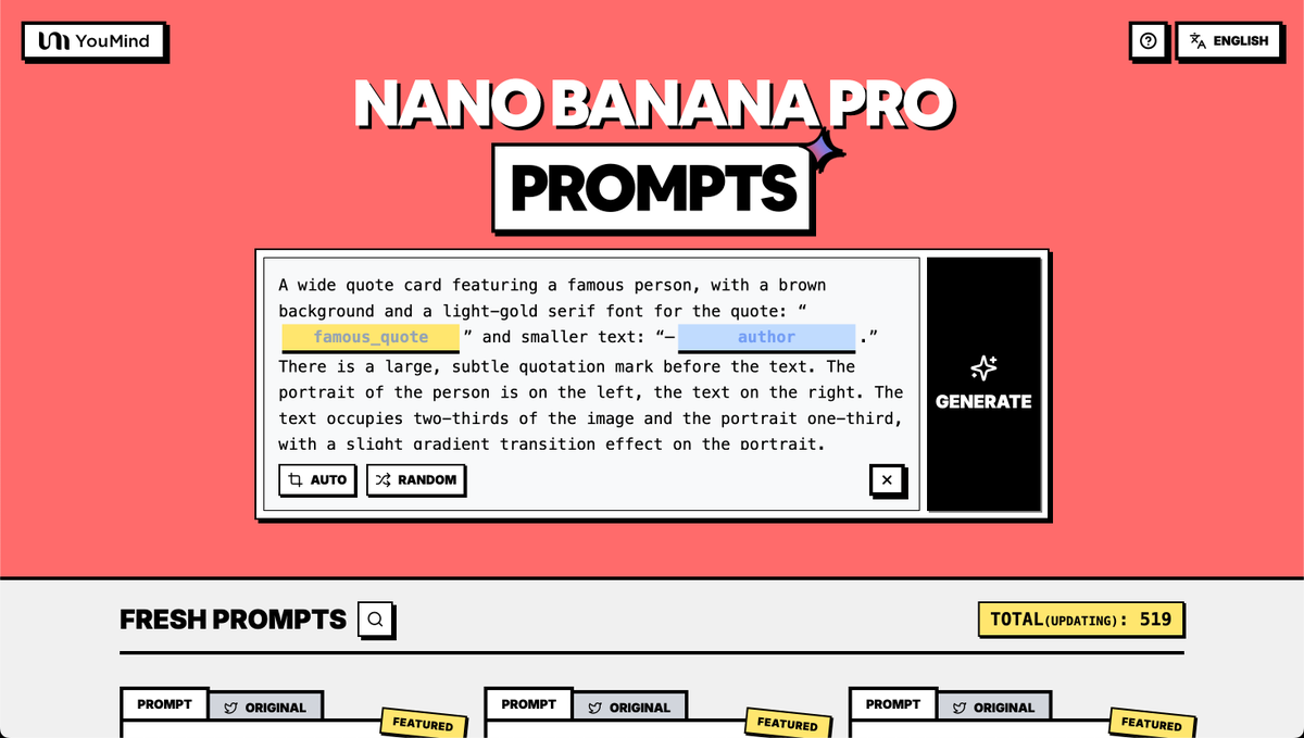 jaredliu_ai's tweet photo. Collect 200+ @raycast friendly Nano Banana Pro prompts, each paired with an image and the exact prompt text. 
Most prompts support parameter inputs and are compatible with Raycast snippets syntax. Hope you enjoy it!
https://t.co/Bz6KWjoeRn https://t.co/wz5JLsIm8h