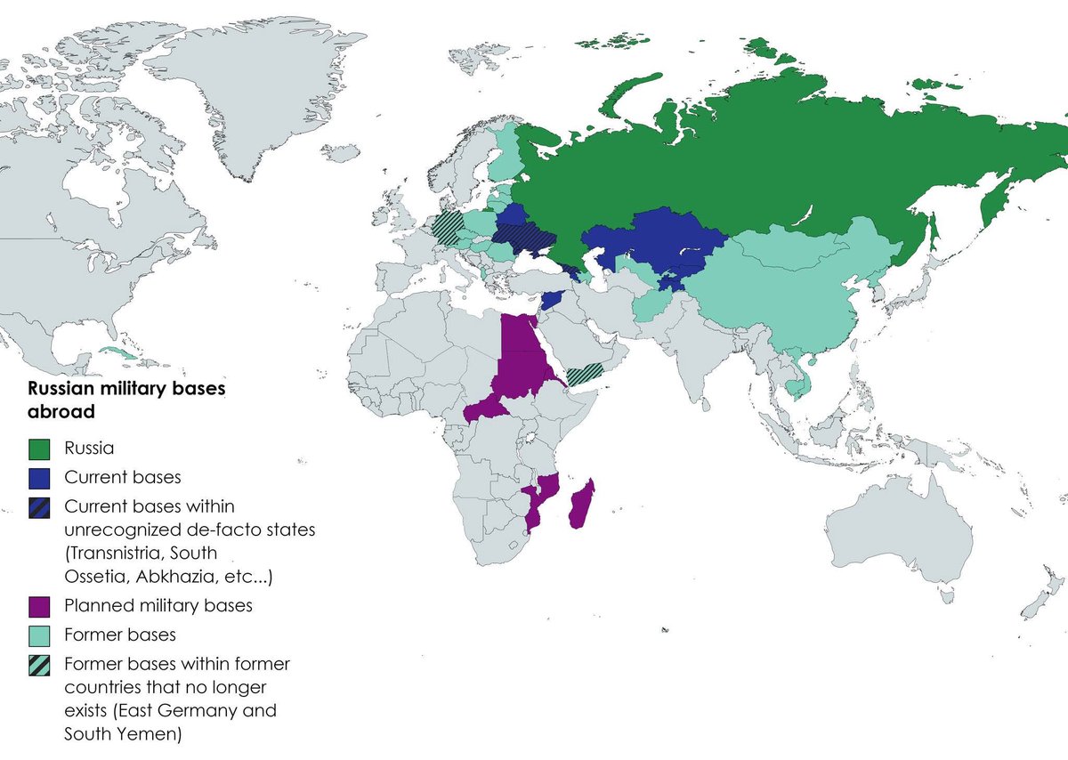 CcibChris's tweet image. Russian bases…